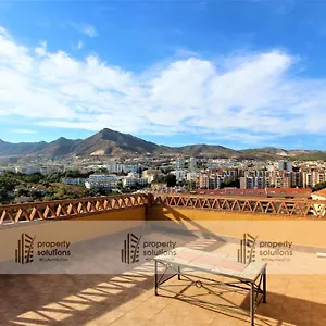 Atico Deluxe - Gran Terraza Con Vistas Panoramicas - Piscina - Parking Gratis Apartment Benalmadena